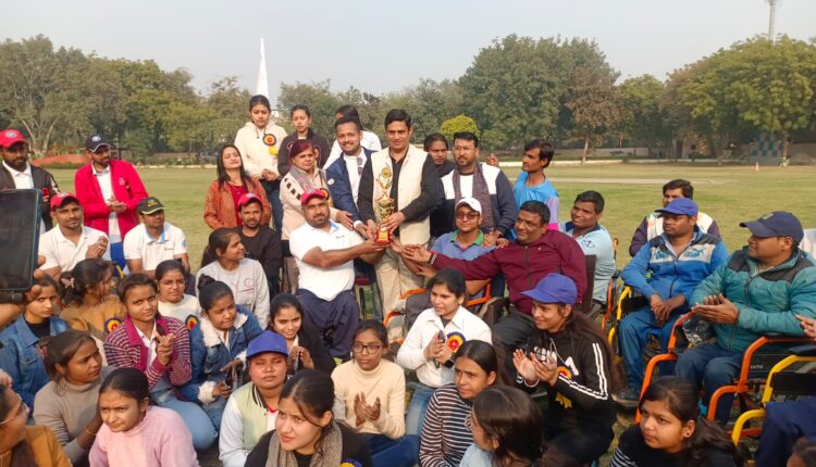 A wheelchair cricket match was organized by Nai Udaan Foundation.